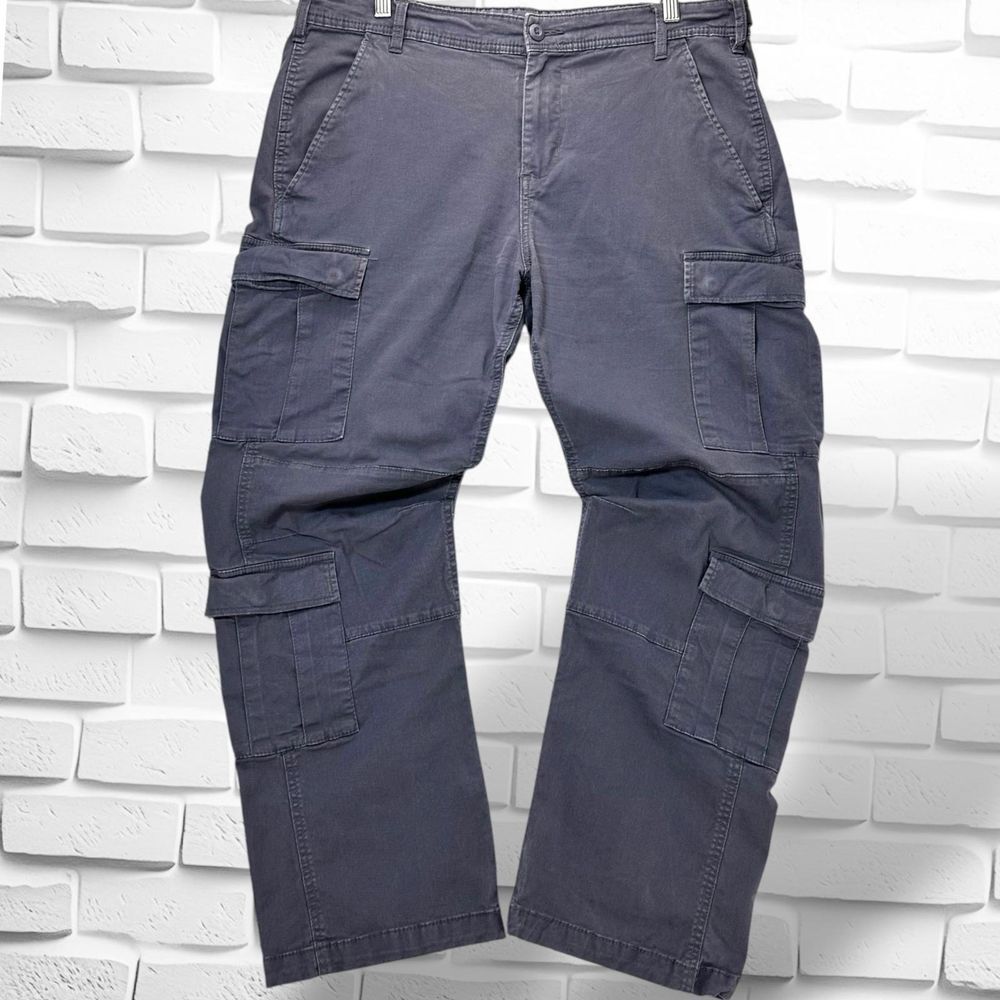 No‎ Boundaries Cargo Pants Relaxed Fit Multi-Pocket Utility Workwear Size 36x30